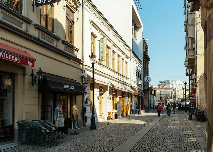 Retro In The Middle Of Old Town Bucharest